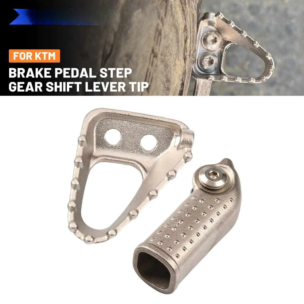 

Для KTM HUSQVARNA GASGAS EXC SX XC Универсальный мотоцикл для мотокросса, задняя педаль тормоза из нержавеющей стали, шаг, рычаг переключения передач, наконечник
