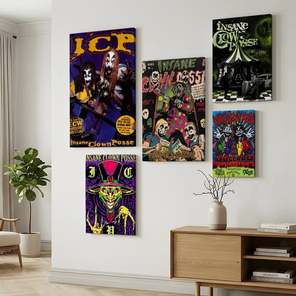 Band I-Insane Clown Posse Poster Durable Painting Canvas Poster Wall Hanging Home Interior Decoration Art Mural Gift