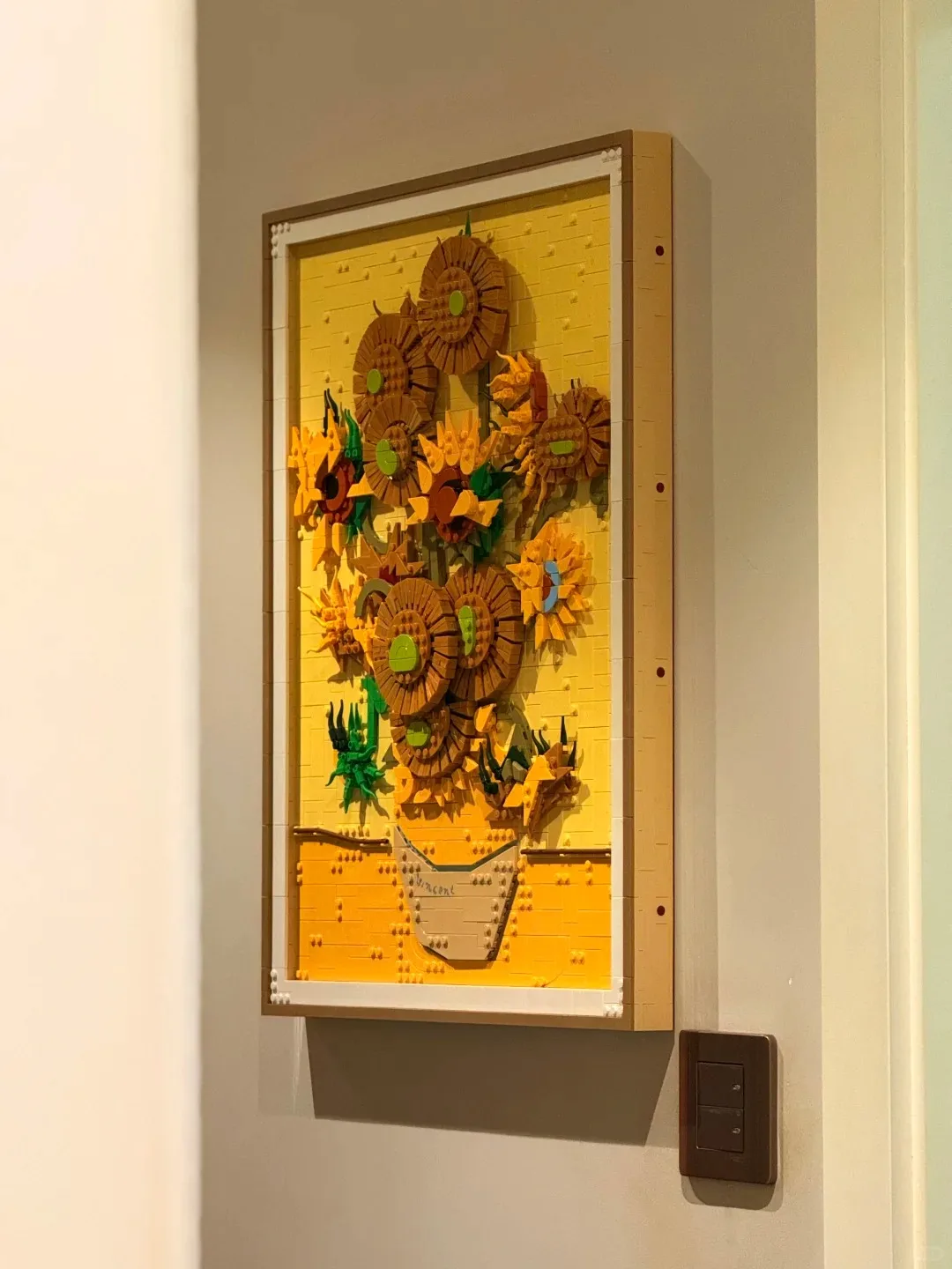 

Совместим с конструктором Art Life Vincent Van Gogh Sunflower, набор для сборки из строительных блоков для мальчиков и девочек, игрушки на день рождения и Рождество.
