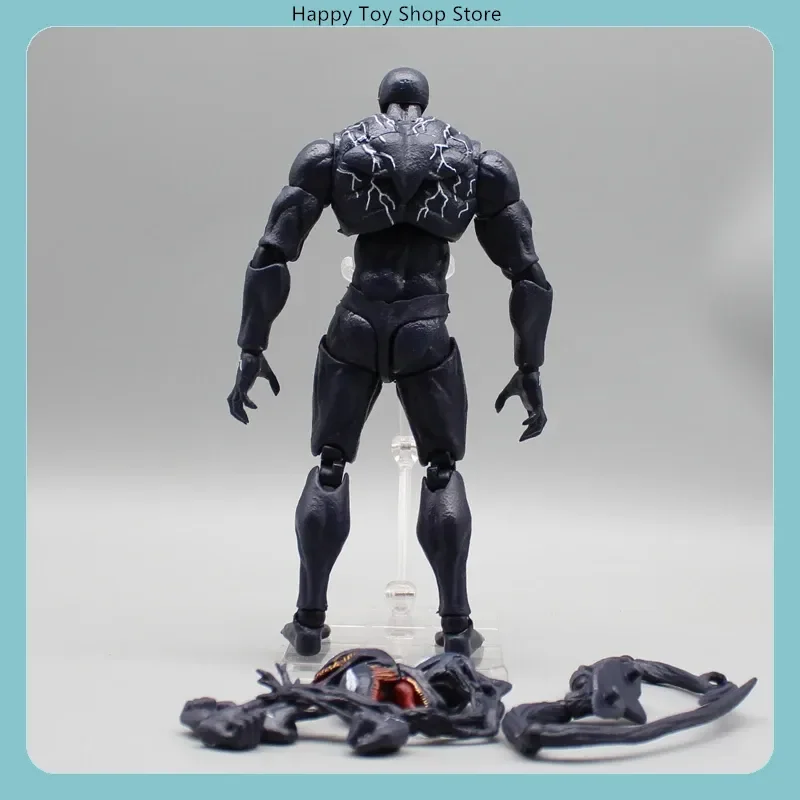 ​​20.5cm Venom SHF Action Figure Model Statue High Appearance Rate Collectible Toy Desktop Decoration Gift for Boys​