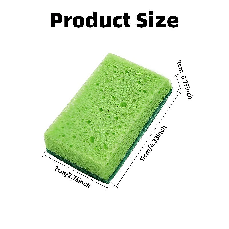 1/3/5PCS Highly Absorbent Double-Sided Cleaning Sponge Kitchen Cleaning Brush Soft And Easy To Use