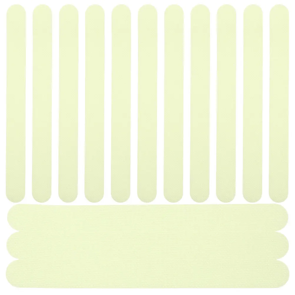 48 قطعة ملصقات سلالم مضادة للانزلاق مقاومة للماء شرائط خطوات مانعة للانزلاق تتوهج في أشرطة أمان داكنة للاستخدام الداخلي والخارجي #1