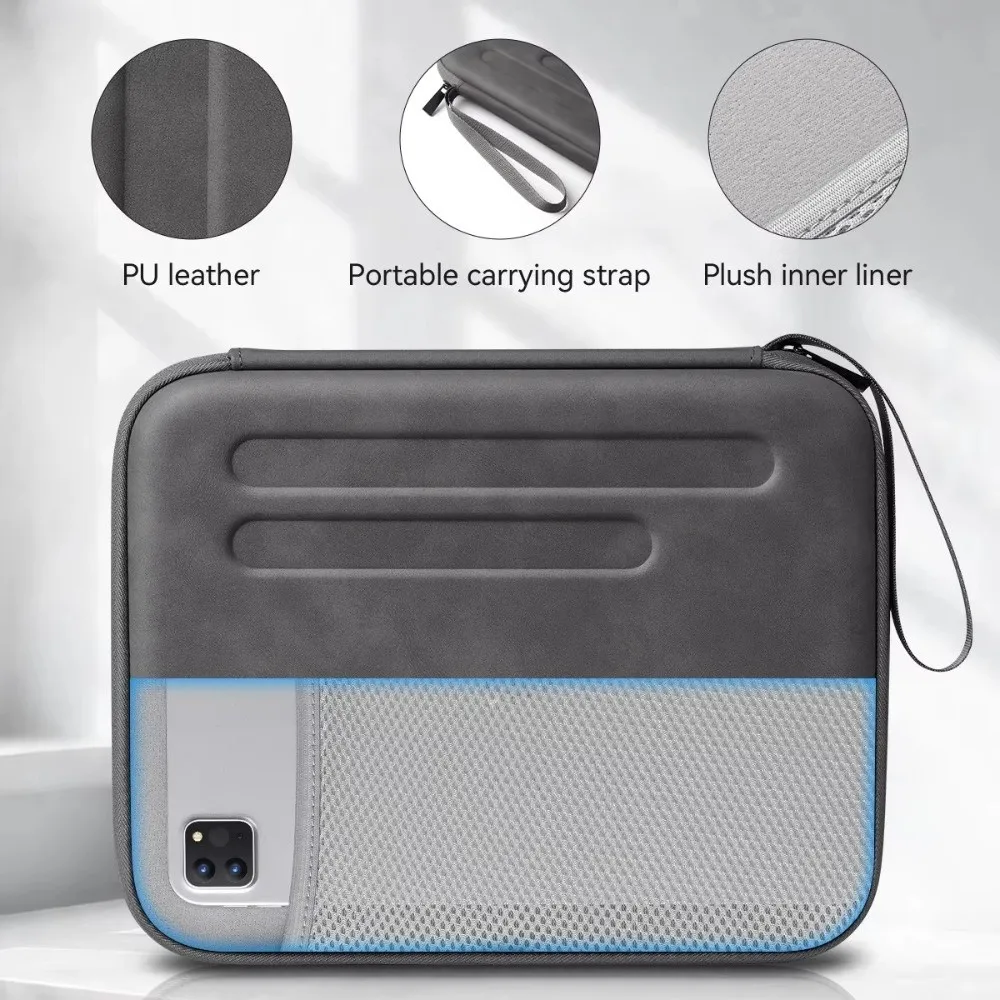 2026 Handheld Tablet Bag PU EVA Protective Cover Anti Drop Hard Shell Tablet Sleeve Case Storage Bag
