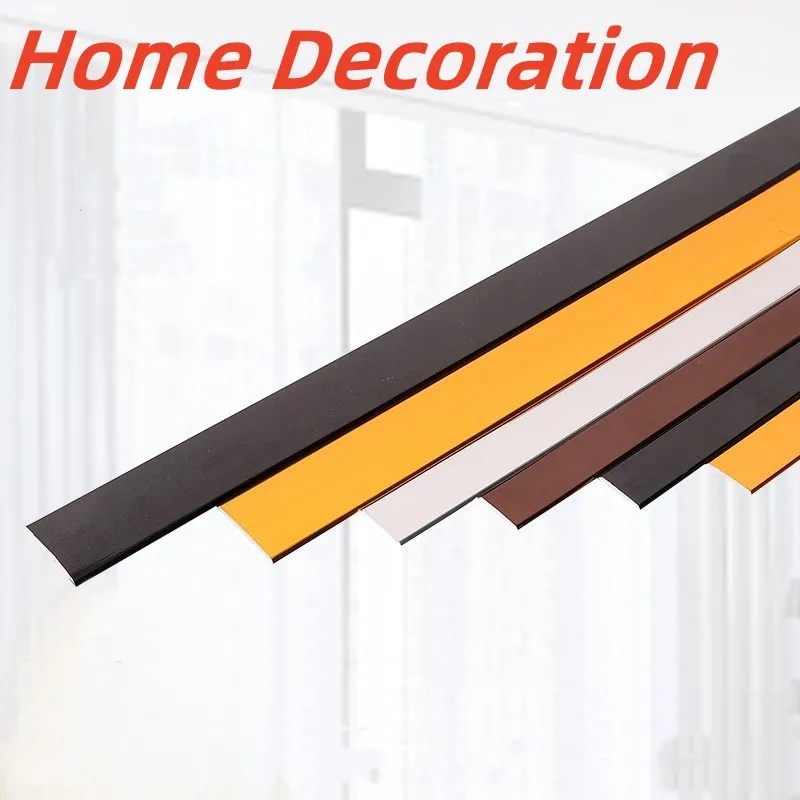 Home Decoration PVC samoprzylepna linia do przycinania ścian imitacja metalu chwała ścienna pasek do dekoracji sufitowa listwa ścienna linia do