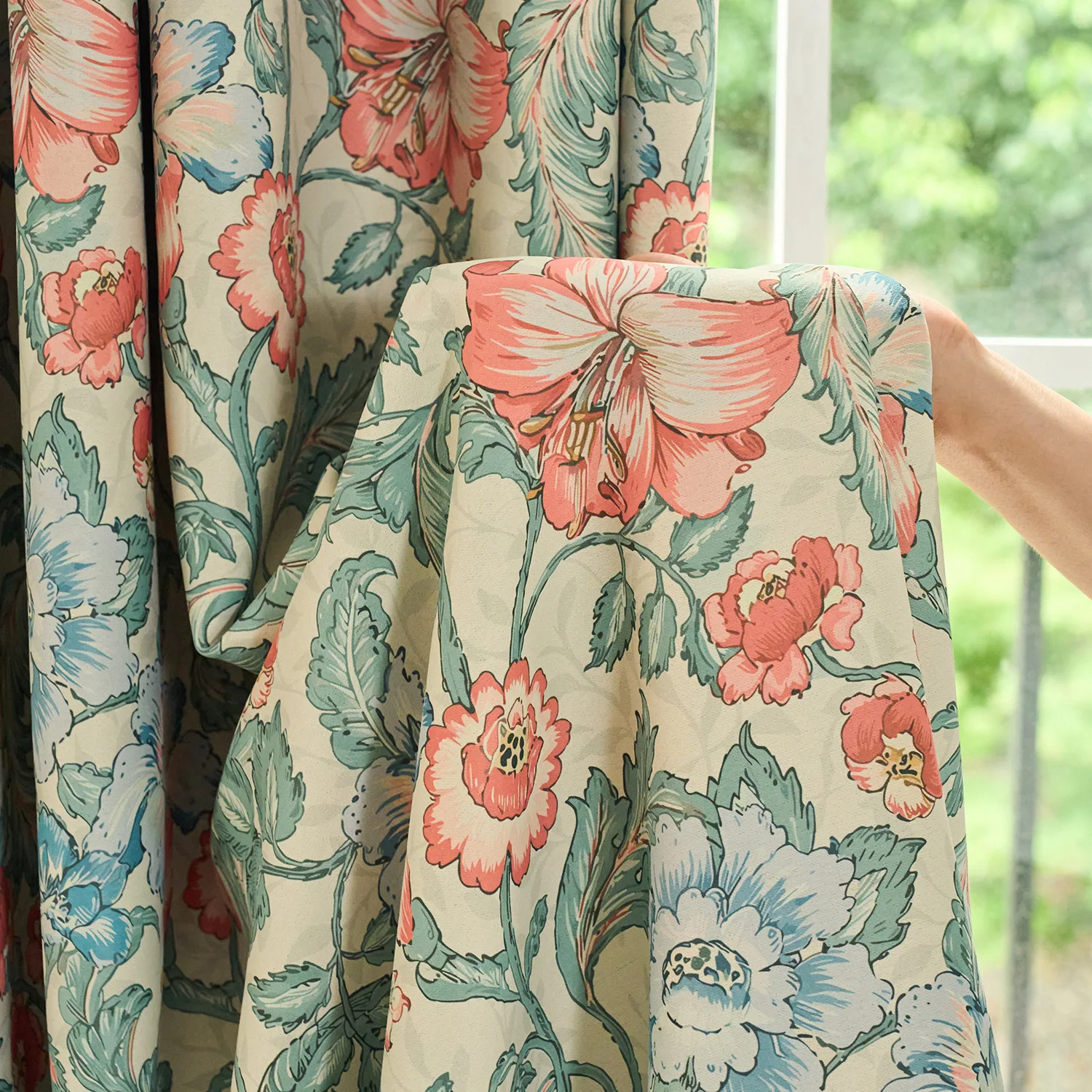 French Blackout Curtains for Bedroom Living Room Balcony High Quality Luxury Pencil Pleat Curtain Decorative Drapes Customized