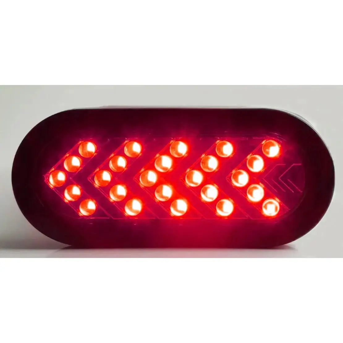 

2 шт., красные светодиодные прозрачные линзы для автомобиля, грузовика, прицепа, овальный боковой габаритный указатель поворота, лампа 12-24 В