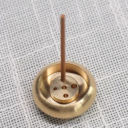 1pc 5 Holes Mini Brass Incense Burner Incense Sticks Censer Stand Holder Home Decor