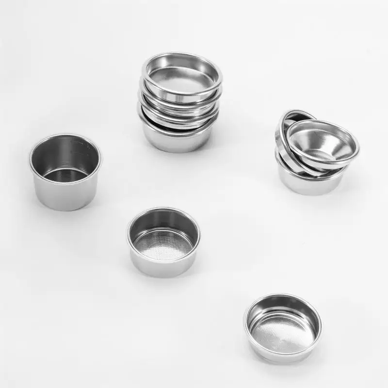 51mm 54mm 58mm Coffee Filter Basket Stainless Steel Coffee Powder Bowl Coffee Handle Bottomless Universal Coffee Powder BowlNew