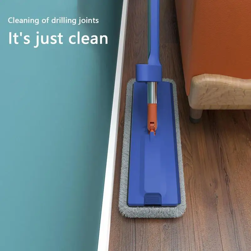 לסחוט mop קסם שטוח ידיים חופשי רחיצה עצלנית לרצפה הבית ניקוי כלים ביתיים 2 רפידות מוחלף