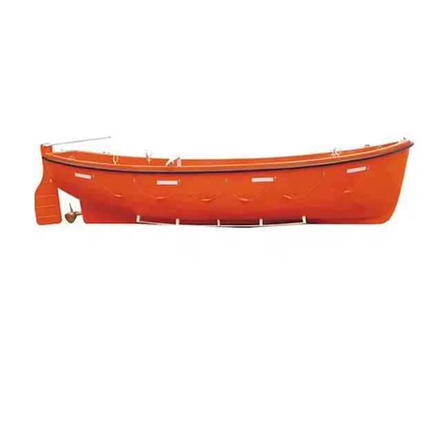 6M Fire-Resistant Open Type Used Lifeboat for Sale SOLAS Certified