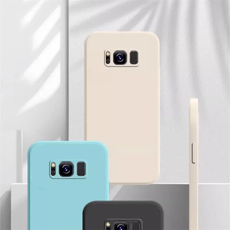 For Samsung Galaxy  S8 S9 S10 Plus Silicone Case For Samsung S21 S22 Ultra S20 S21 FE Shockproof Soft-Touch Back Cover