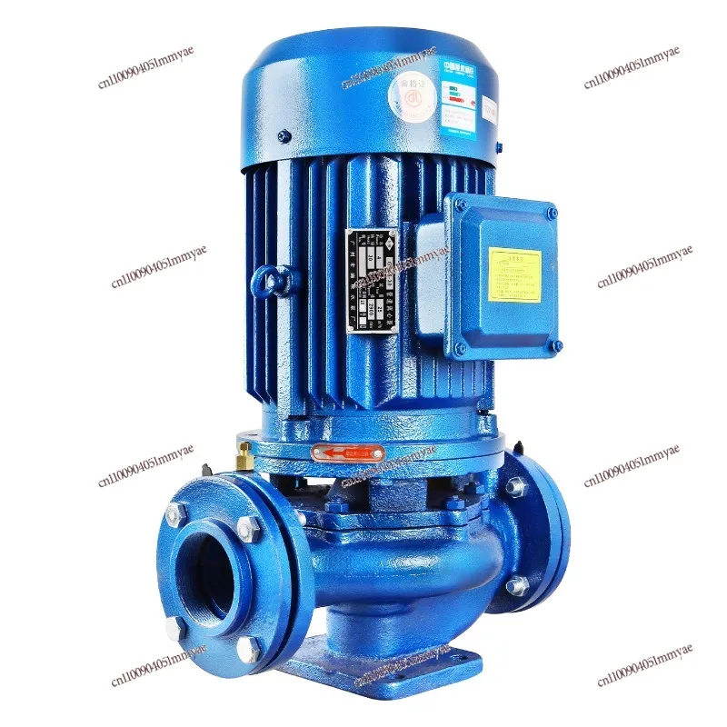 Vertical pipeline pump three-phase 380v booster large flow pipeline pump circulation