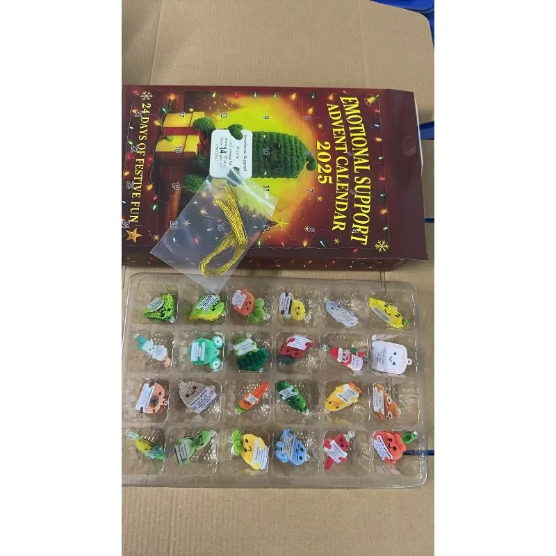 Transgraniczna Pomoc Emocjonalna 2025 Kalendarz Adwentowy Pomocy Emocjonalnej Akrylowy Wisiorek Nowy Produkt