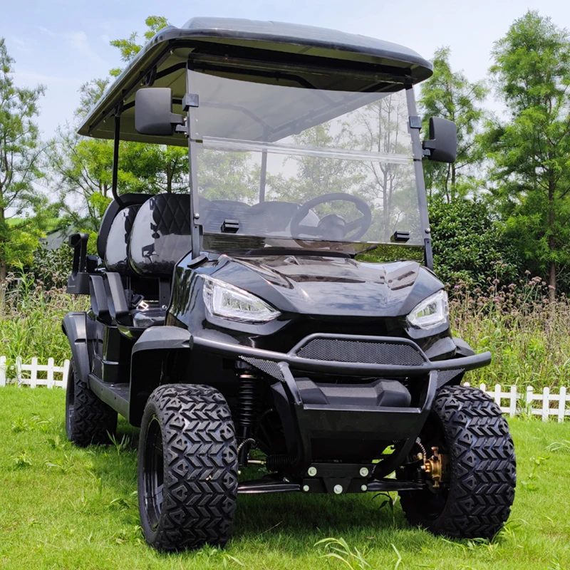 Wholesale Price 4 6 Seaters Electric Golf Cart 4 Wheel Drive Cheap Price Club Car Buggy Electric Golf Carts