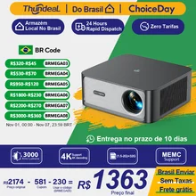 ThundeaL 3000Ansi 4K Projetor Full HD TD98Pro 2G 32G Home Theater WiFi Android Portátil Samrt TV Cinema TD98 Pro Beam Projetor projetor 4k projetor portátil projetor 4k portátil placa de vídeo projetor android tv box
