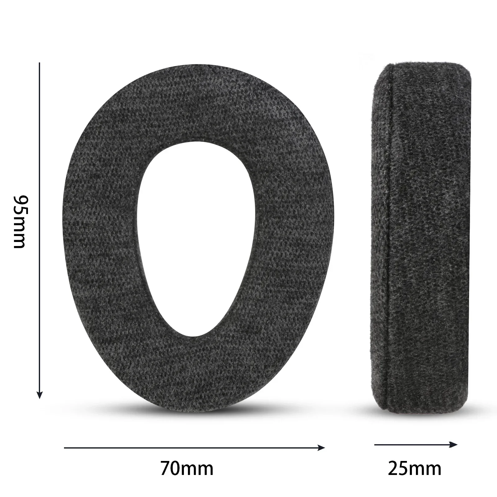 

Replacement Skin friendly cotton fabric EarPads Cushion Cover Earpads Fits For Sennheiser PXC550 PXC550-2 Headset Comfortable