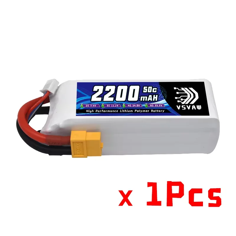 VSVAW 3S Lipo Battery 11.1V 2200mah RC Battery with XT60 Connector 90C For RC Truck Car Drones UAU Airplane DIY Racing image 3