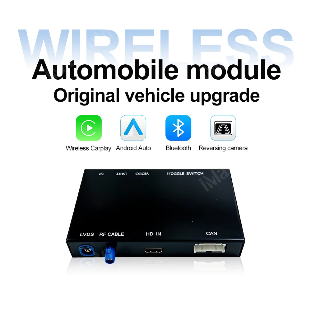 Wireless CarPlay Decoder Box for Aston Martin DB11 Vantage Android Auto Retrofit Auto Navigation Phone Connection