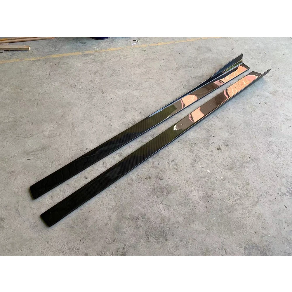 Kit corpo splitter gonna laterale in fibra di carbonio stile 3D paraurti laterale per F80 M3