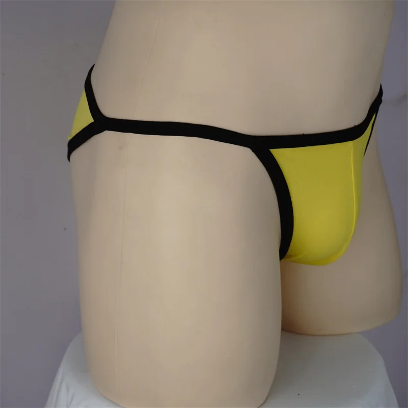 men underwear customize low waist Red CLow-waist EnticementTT Pants Thongs Hold up Health LycraSoftThree-dimensional Skinny
