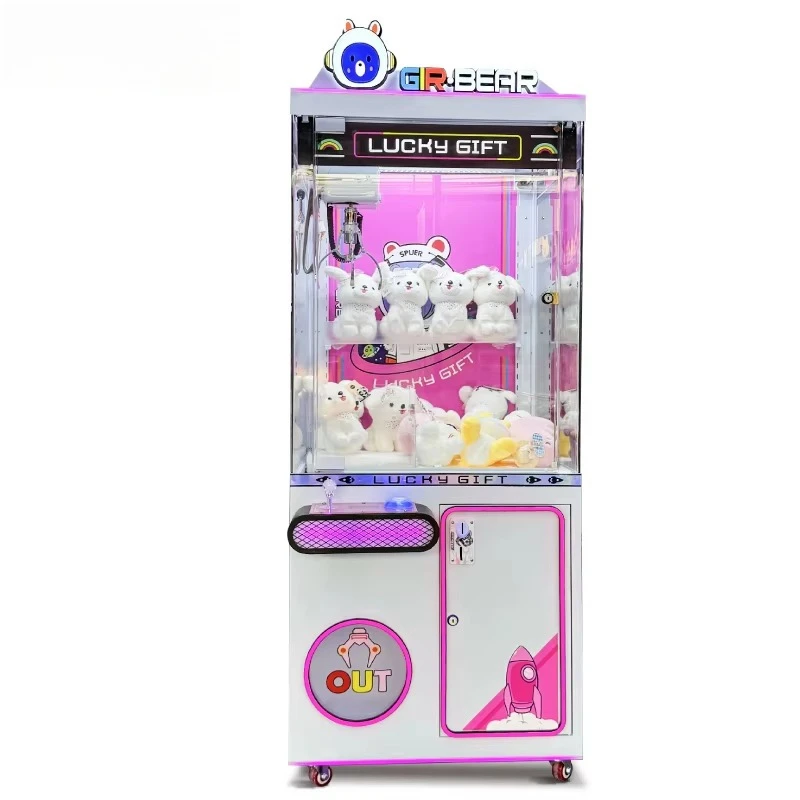 

Custom Lucky Gift Arcade Coin-Operated Games Machines Toy Crane Claw Vending Machine Coin Machine Doll Park