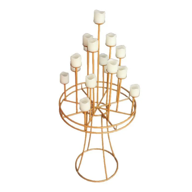 

Candlelight candlestick wedding props large wrought iron