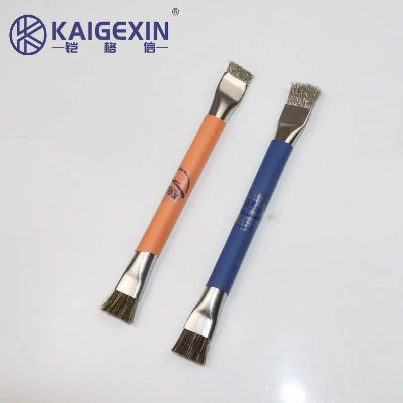 KGX Double Headed Brush for PCB Welding Mainboard, Motherboard Circuit Board Rework for Mobile, Computer Dust Clean Anti-Static