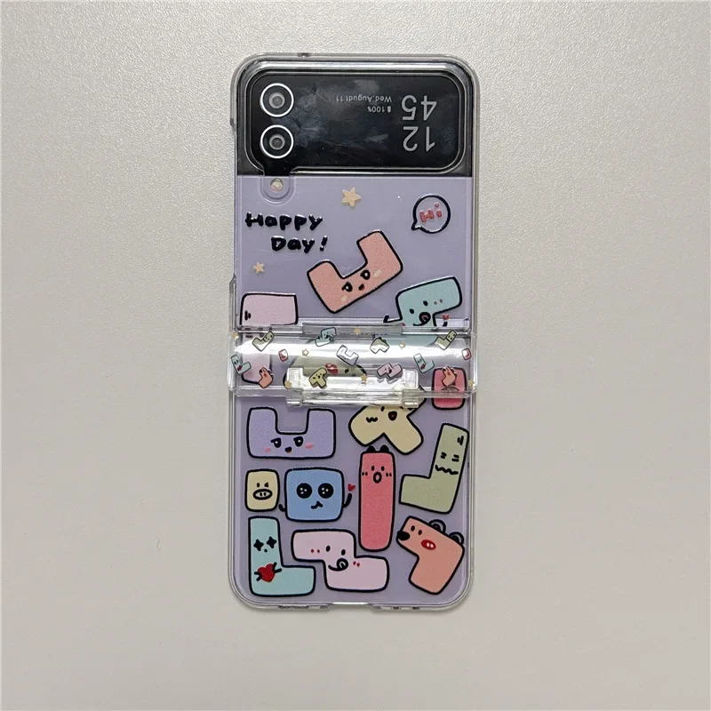 サムスンギャラクシーズフリップ用漫画電話ケース,サムスンギャラクシー用保護ケース,シェル