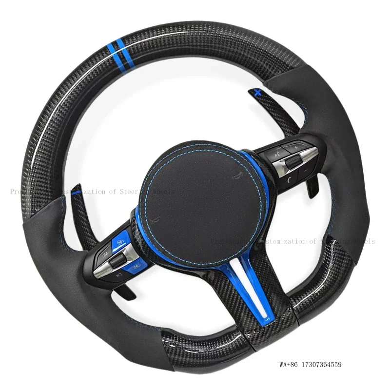 Car Carbon Fiber Sport Steering Wheel for BMW F01 F06 F10 F11 F12 F15 F20 F21 F22 F30 F31 F48 F80 E82 E84 E87 E90 E60 E70 X5 X6