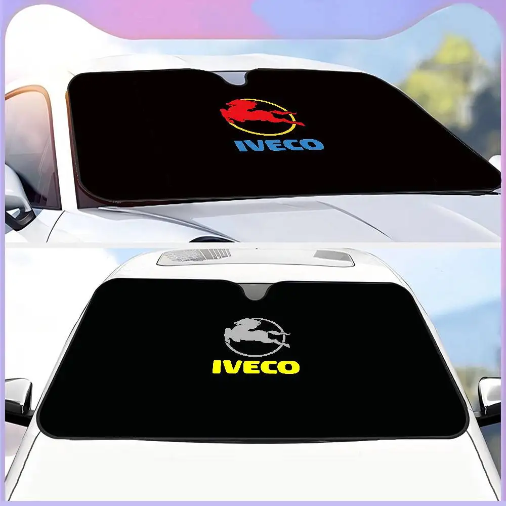 NEW IVECO Windshield Sun Shade for Car SUV Truck Front Window Sun Shade Accessory Visor Protector Shield Cover
