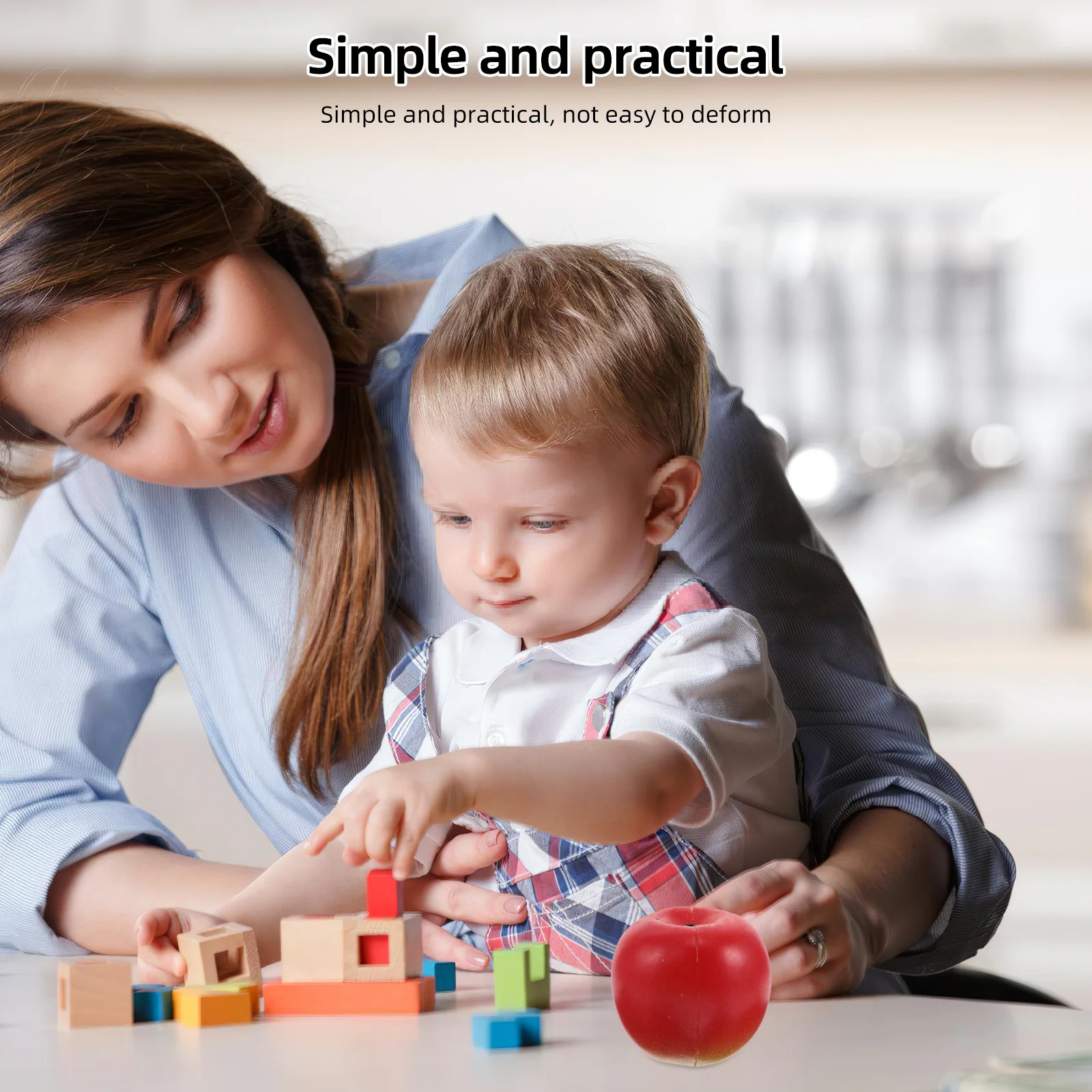 

Plastic Fruit Shaker Musical Instruments Simulation Apples Maracas Fake Fruits Decorative Early Education Music Tool