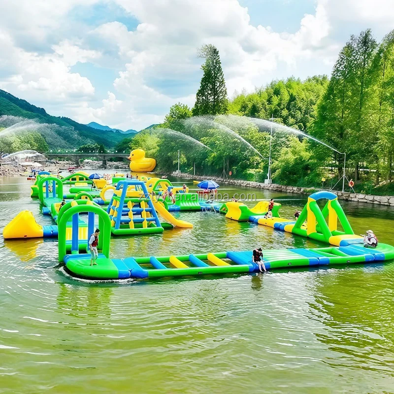 Индивидуальный большой надувно – обзор и цена Kids Outdoor Obstacle Course Equipment