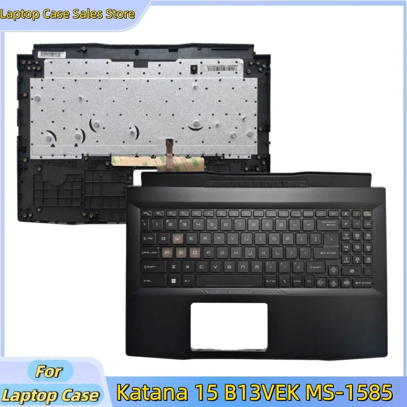 

Новый верхний корпус для ноутбука MSI Katana 15 B13VEK MS-1585, чехол для упора для рук, клавиатура с подсветкой