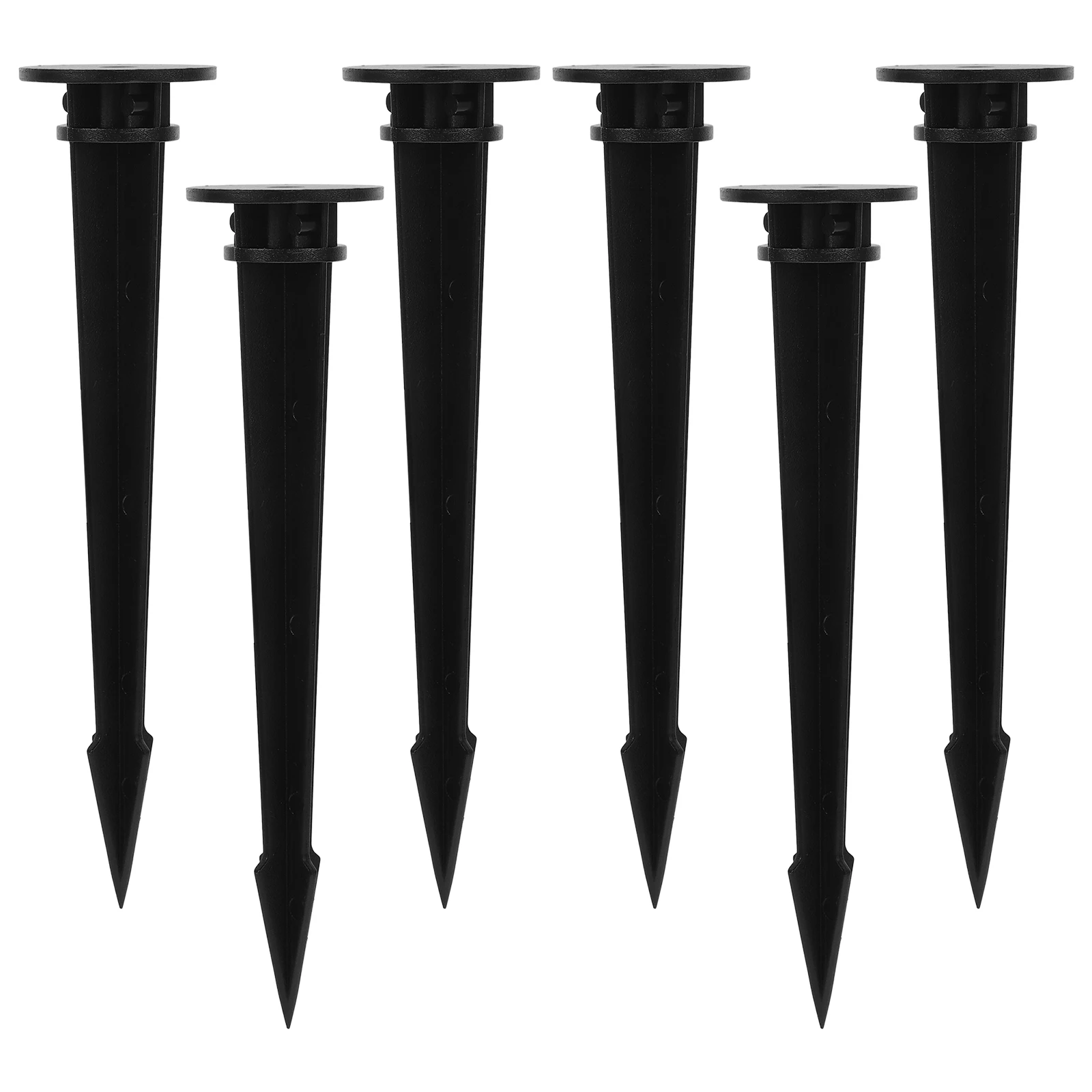 

6pcs 35x160mm M5 Ground Luminous Lamp Stakes Durable Plastic Replacement Parts Outdoor Decorative Lighting Landscape Garden