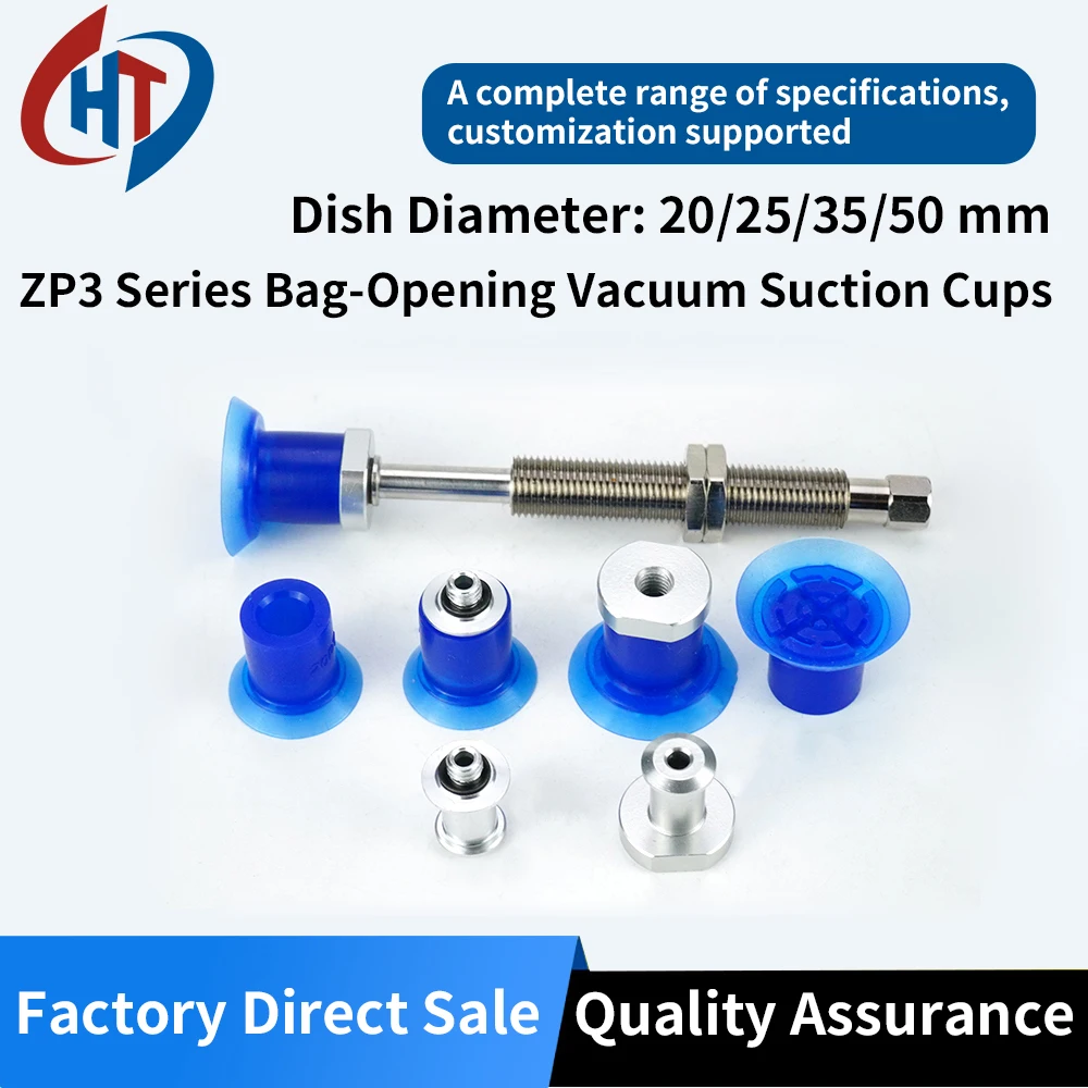 

SMC ZP3P-20/25/35/50PTSF Pneumatic Vacuum Suction Nozzle For Robot Arm Film PE Bag Opening Packaging Machine