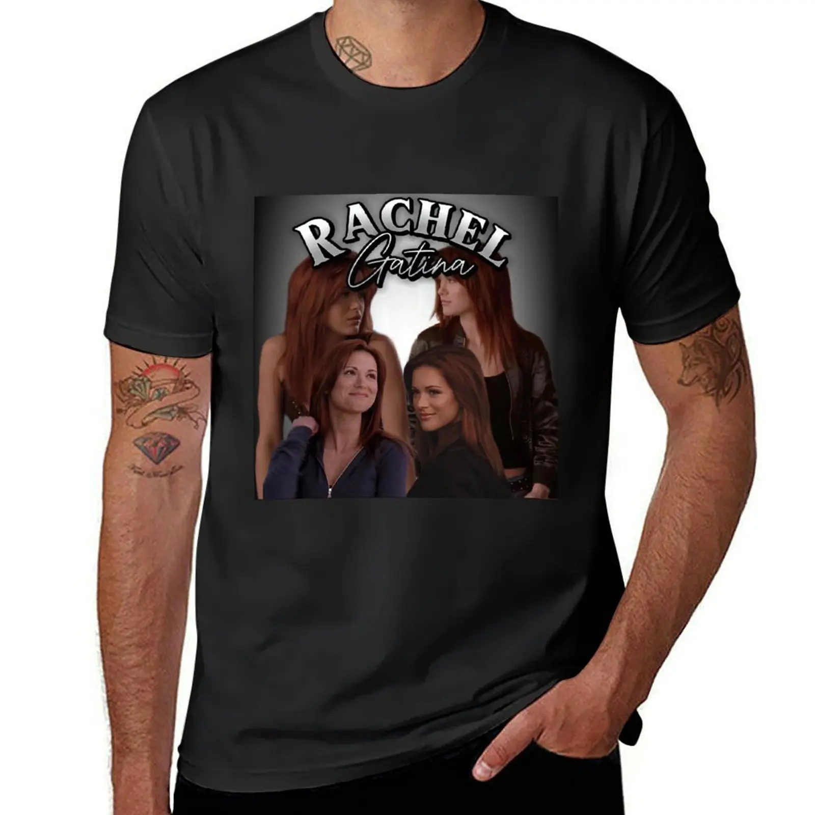 Rachel Gatina- One tree hill T-Shirt anime oversizeds customs for a boy heavy weight t shirts for men