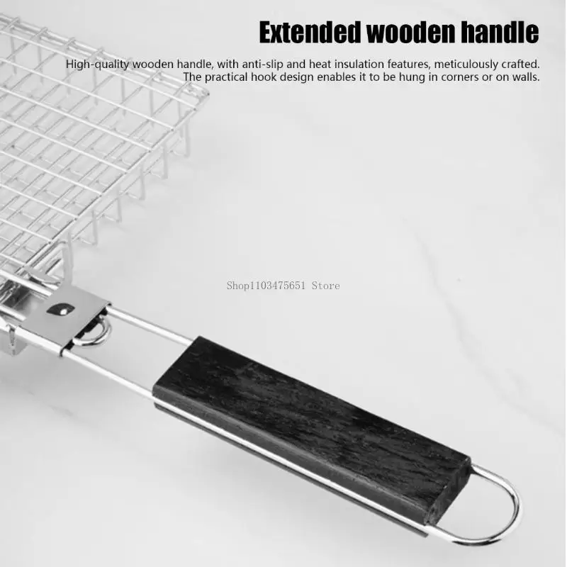  Premium Metal Cooking Rack For Even Heat Distribution Great For Preparing Whole Fish Shrimp Sausages And Vegetables