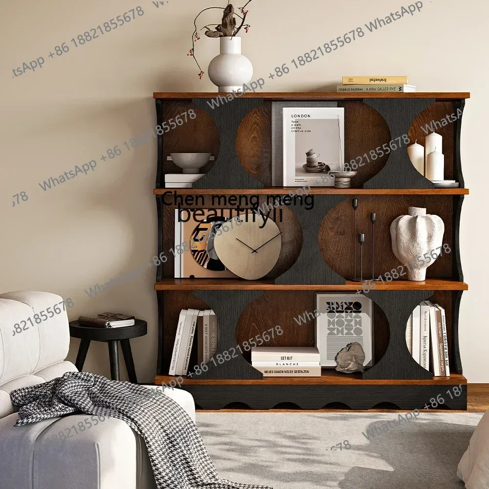 

xz1Retro solid wood display cabinet, living room low bookshelf, entrance cabinet, next to the decorative cabinet