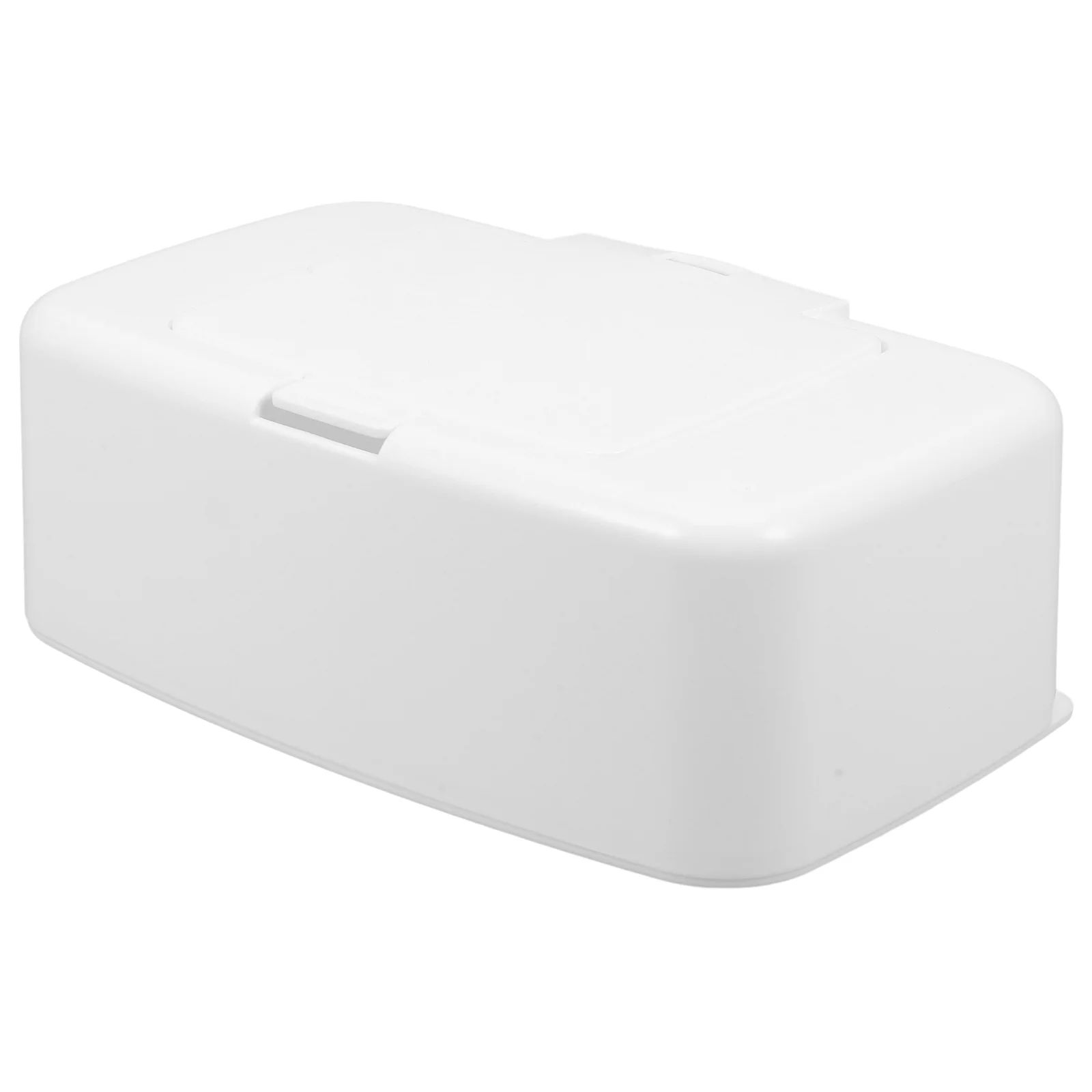 

Wipes Dispenser Portable with Cover Container Refillable White Wet Tissue Holder Travel Case