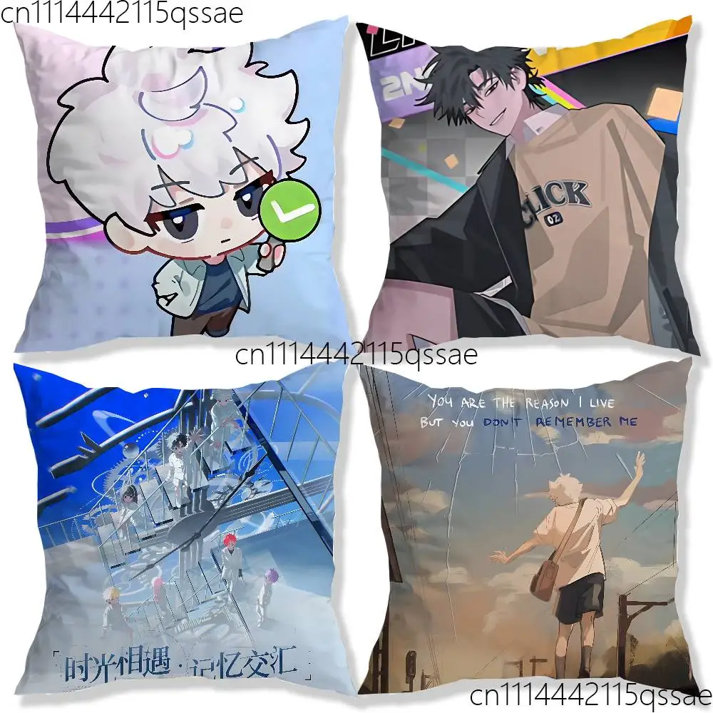 Anime L-Link Click Pillow Case Square Bedroom Sofa Leisure Comfort Cushion Car Home Decoration