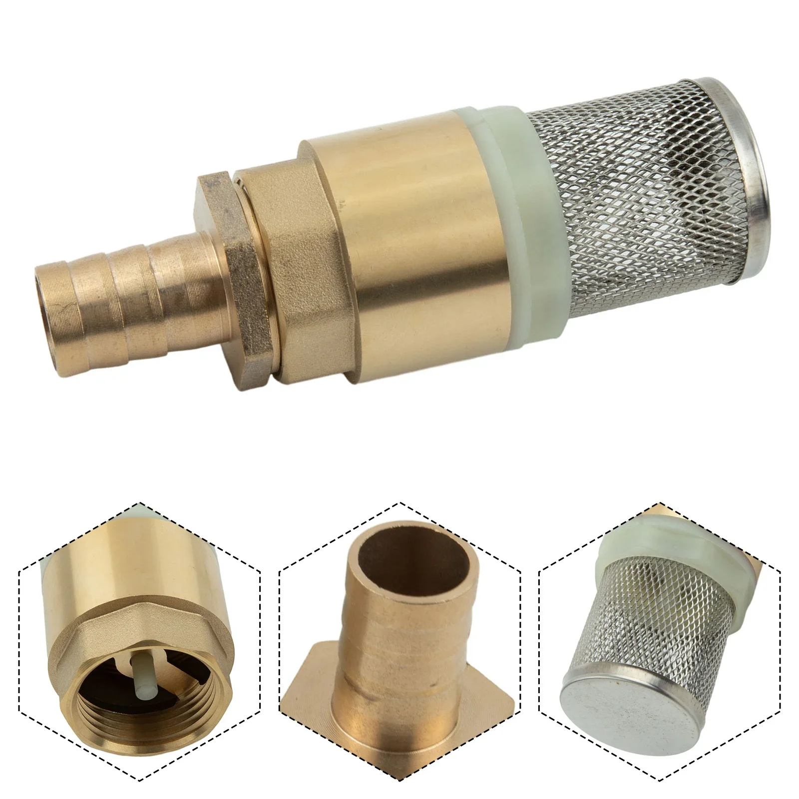Non-return Valve Suction Strainer Foot Valve Hose Connection 19 25 Mm 3/4in 1in Gardening Supplies For Outdoor