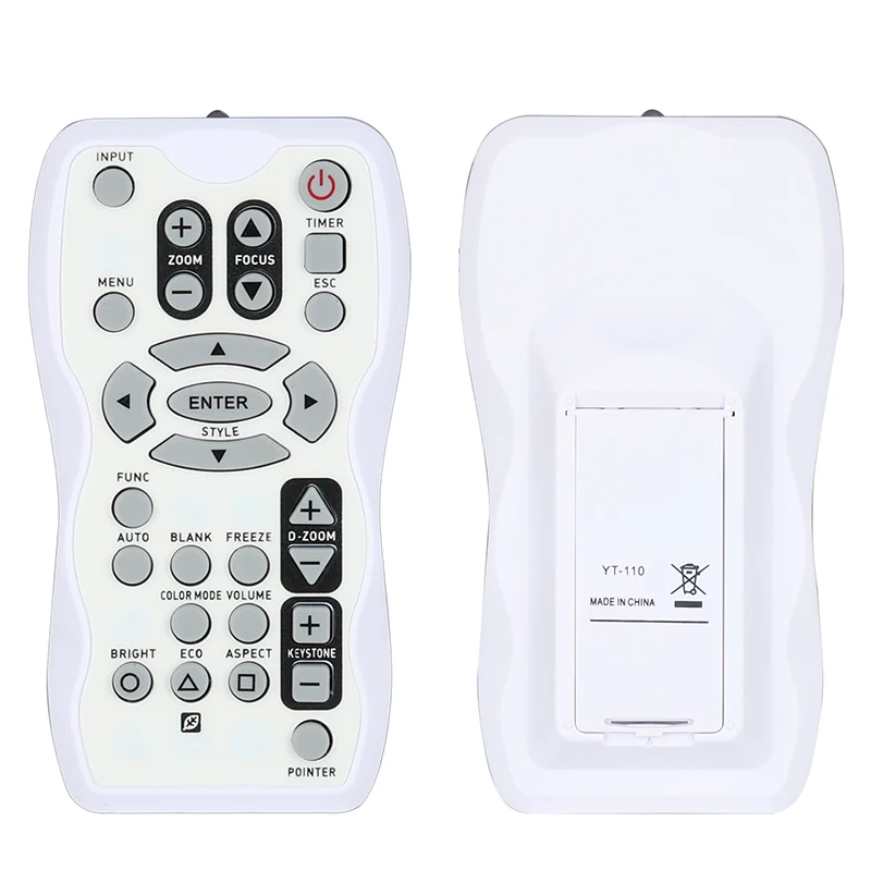 YT-110 Remote Control For Casio Projectors XJ-A130 XJ-A132 XJ-A135 XJ-A140 XJ-A141 XJ-A142 XJ-A145 XJ-A146 XJ-A240 XJ-A241
