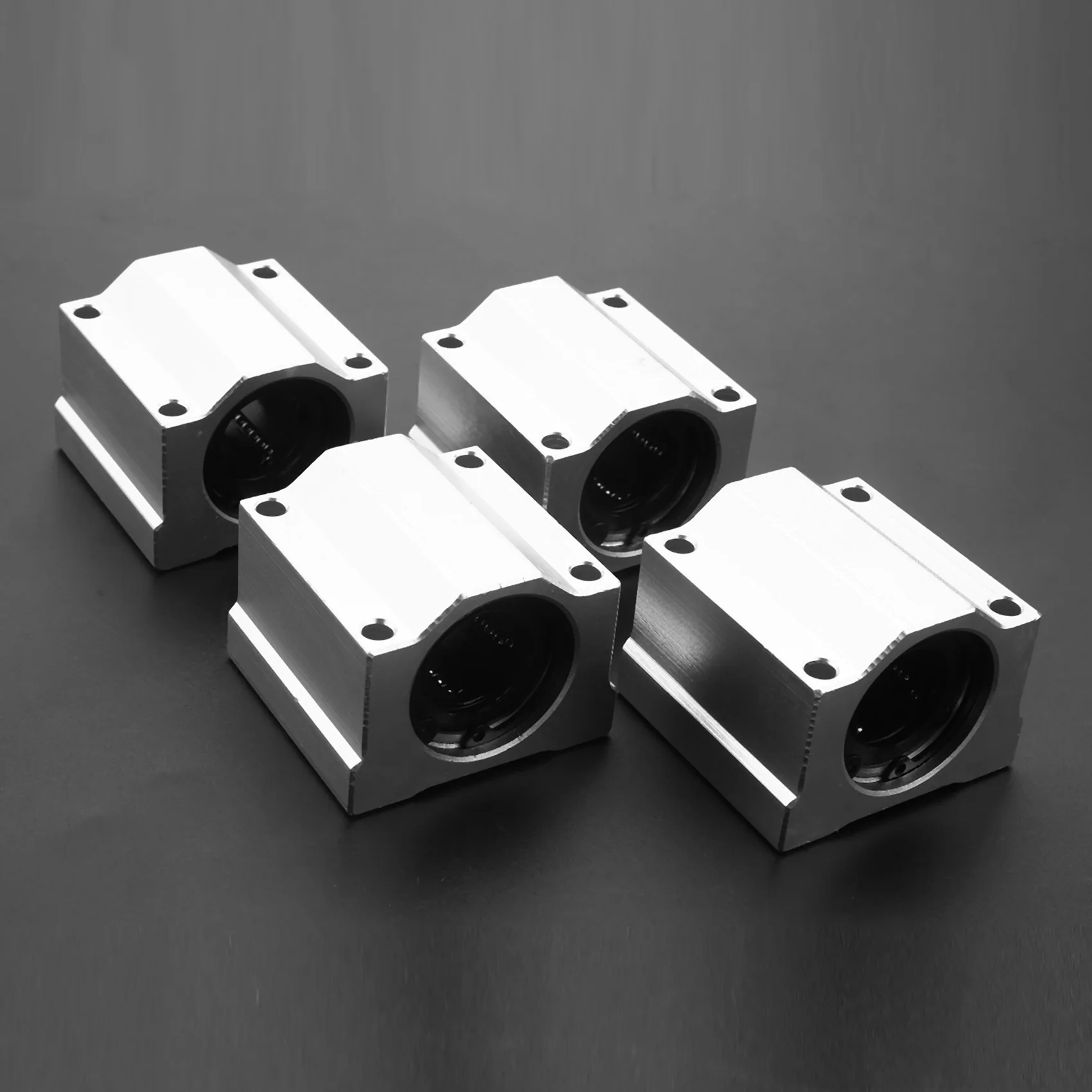 A19F-8 Pcs SC20UU 20Mm Aluminum Linear Motion Ball Bearing Slide Bushing For CNC
