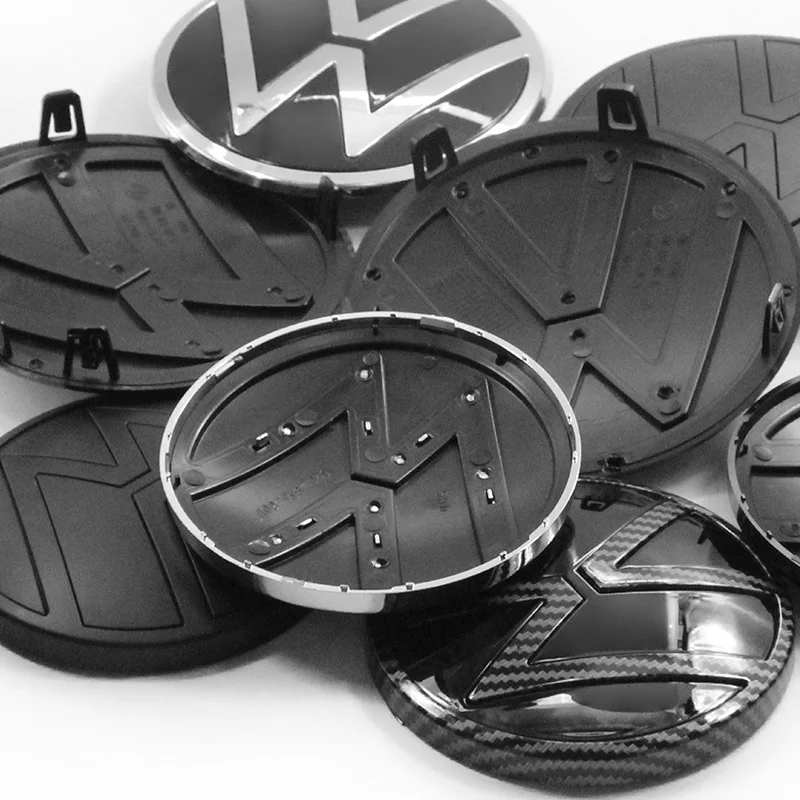 

Эмблема логотипа VW для Volkswagen Jetta MK5, Golf, Polo 2019-2024, 139 мм, 110 мм, 5H0853601D, для передней и задней части капота