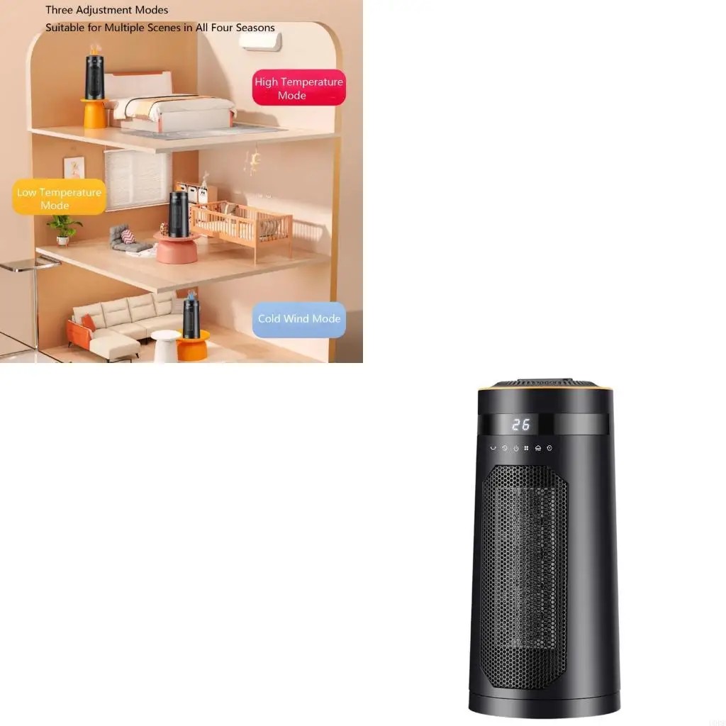 

Fashion Floor Heater Portable Electric Heater Offering Quiet Operations and Safety Protections for Home or Office