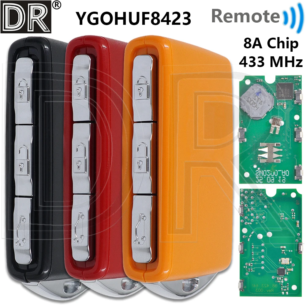 

Great 8A Chip 433MHz YGOHUF8423 Proximity Car Remote Control Key For Volvo XC60 XC90 S40 S60 S90 2016 2017 2018 2019 2020 2021