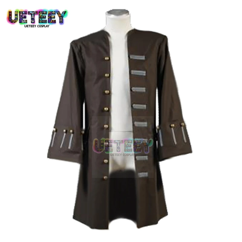 

UETEEY COS карибский пират для взрослых и мужчин, коллекция Grand Heritage, роскошный костюм Джека Воробей, роскошный комплект