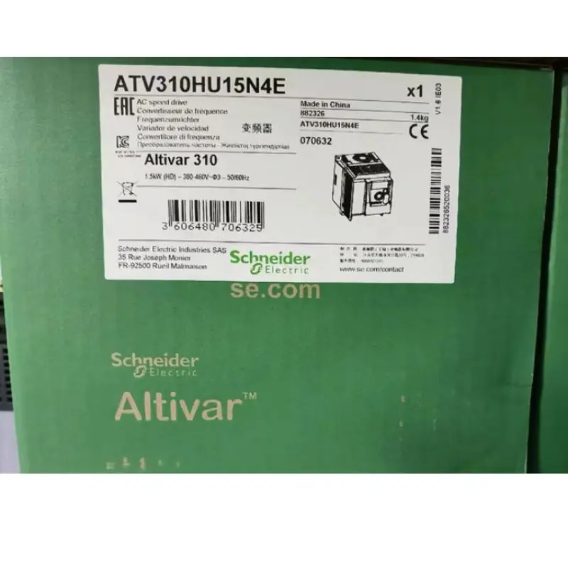 Convertidor de frecuencia de 1,5 kW, ATV310HU15N4E, entrega rápida, nuevo