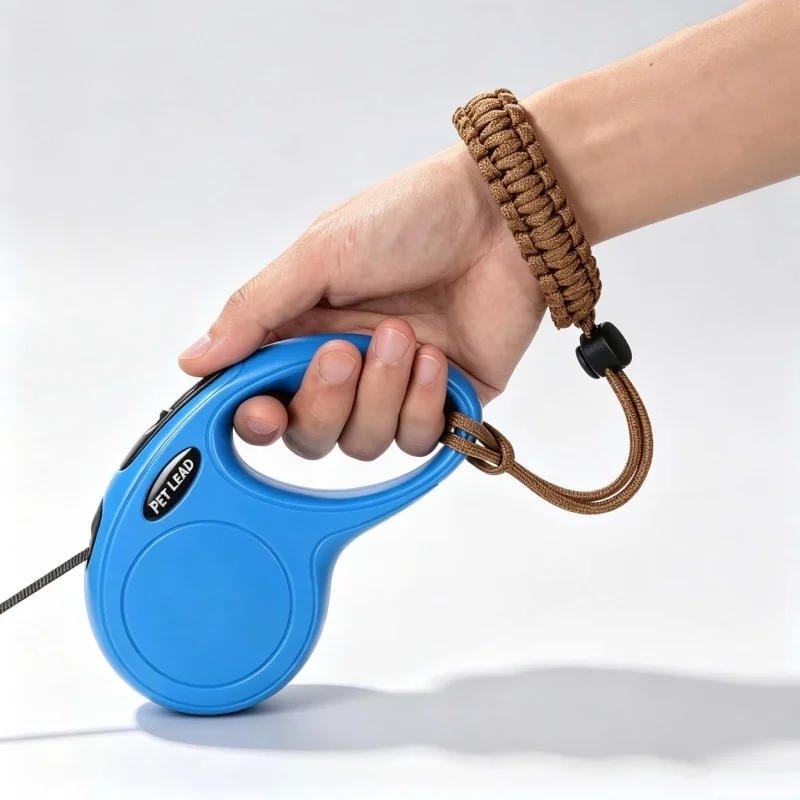 2Pcs Hand Free Dog Leash, Anti-Fall Wrist Strap Adjustable Wristband for Retractable Puppy Traction Rope,for Small Dogs