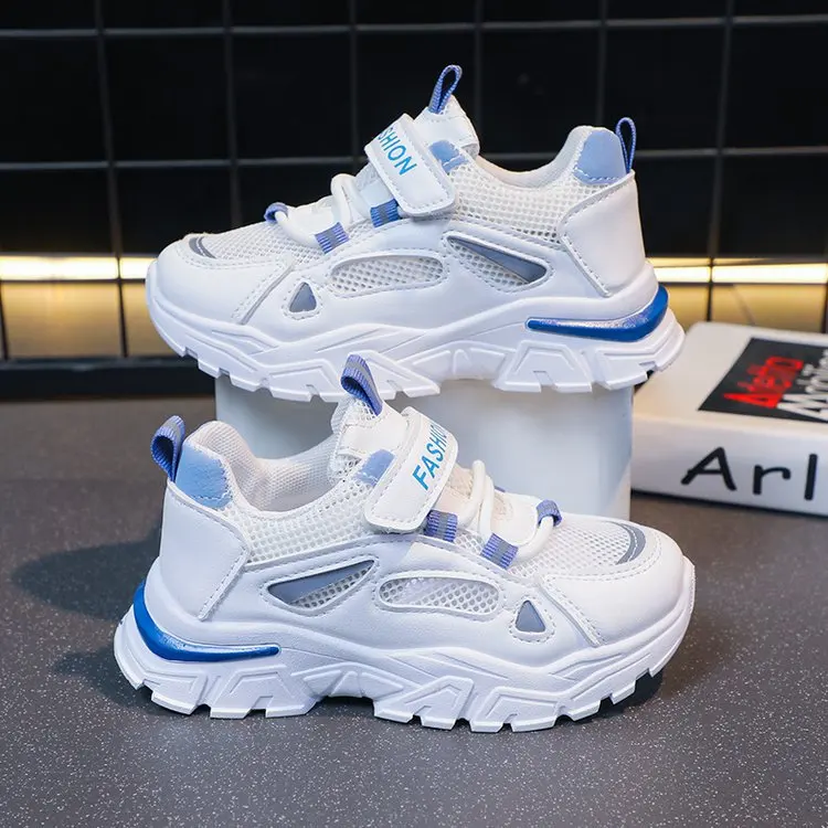 

2025 Summer Girls Sneakers Breathable Big Kids Fashion Dad Shoes Trendy Sports Shoes for Girls